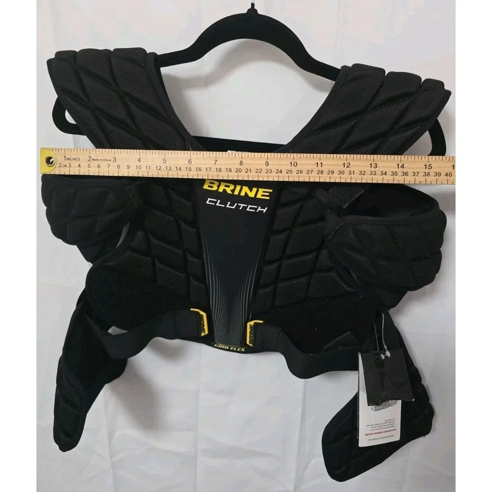Brine Clutch SP Lacrosse‎ Shoulder Pads NWT Black Adult Adjustable 🥍